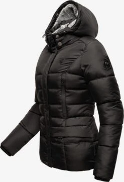 Marikoo Winterjassen Winterjas Loveleen Dames Zwart -Marikoo Winkel 4aa510404925ababed05b0b9fb7668d5