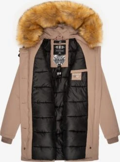 Marikoo Parkas Winterparka Karmaa Dames Beige -Marikoo Winkel 4b5fee299d3cd0184b18a71bf3654583
