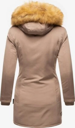 Marikoo Parkas Winterparka Karmaa Dames Beige -Marikoo Winkel 4b8126aee26af1551a60028eec933fa3