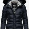 Marikoo Winterjassen Winterjas Loveleen Dames Navy -Marikoo Winkel 4ef8d672f06fc615afaa264238c6a621