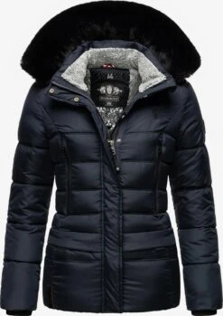 Marikoo Winterjassen Winterjas Loveleen Dames Navy