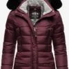 Marikoo Winterjassen Winterjas Loveleen Dames Bordeaux -Marikoo Winkel 4f59dad1b730d7881cf0281f25eb603e