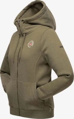 Marikoo Sweatvesten Sweatvest Setsunaa Dames Olijfgroen -Marikoo Winkel 519286fc5429c6329b1a0317f9d89683