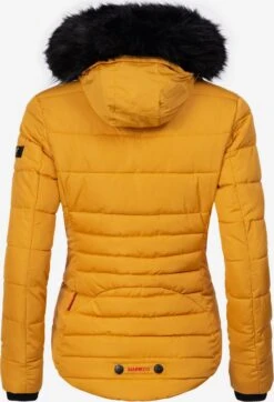 Marikoo Winterjassen Winterjas Lotusblüte Dames Goudgeel -Marikoo Winkel 553be8624fc5e0d7a2eba86a7ab7666a