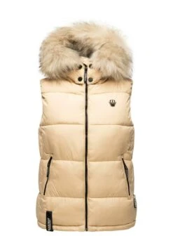 Marikoo Bodywarmer - Beige -Marikoo Winkel 57f416cbbf4e448db88c16557ea3b15f