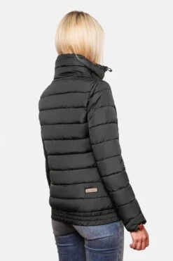 Marikoo Winterjassen Winterjas Poison Dames Zwart -Marikoo Winkel 589a092043e5cc183b0b6077e408e007