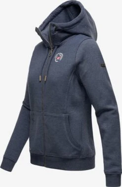 Marikoo Sweatvesten Sweatvest Setsunaa Dames Duifblauw -Marikoo Winkel 5908f3b6a7e7db0e9dd5643e9ab36a72