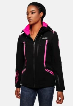 Marikoo Winterjassen Winterjas Dames Zwart -Marikoo Winkel 5a96cdbbaae016909f20d84e8bc08631