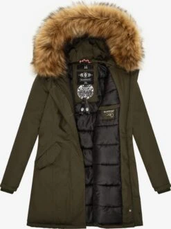 Marikoo Parkas Winterparka Karmaa Dames Olijfgroen -Marikoo Winkel 5c040e0e72b6e45b13f05a803fe7cdd1
