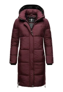 Marikoo Streliziaa - Winterjas - Dark Red Melange -Marikoo Winkel 5d94b0facb1c47e281f82af8da0ef51d