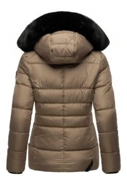 Marikoo Loveleen - Winterjas - Taupe -Marikoo Winkel 5dfa673095fb442e8d020b72bd36a6ce