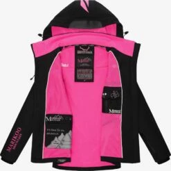 Marikoo Winterjassen Winterjas Dames Zwart -Marikoo Winkel 6333dbc90bc671f5e96afad150a672df