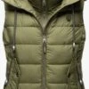 Marikoo Bodywarmers Bodywarmer Taisaa Dames Kaki -Marikoo Winkel 647762cfe17750fc9accc17890c85fe9