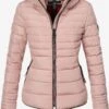 Marikoo Winterjassen Winterjas Amber Dames Rosa -Marikoo Winkel 65eb3d399d20db348fafb3194914a389