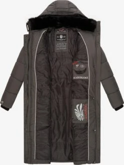 Marikoo Wintermantels Wintermantel Dames Antraciet -Marikoo Winkel 6931b06afee884fc1dea260475c4d51b