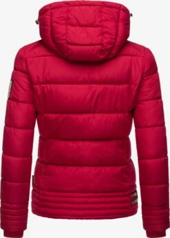 Marikoo Winterjassen Winterjas Sole Dames Framboos -Marikoo Winkel 6a2d38dcd2785339aa9f588534482eeb