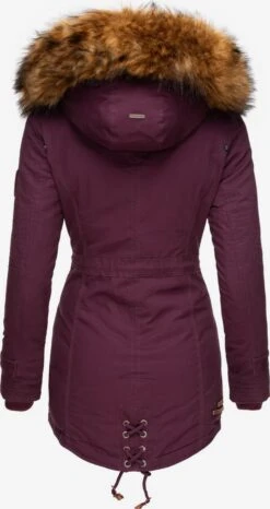 Marikoo Parkas Winterparka Dames Wijnrood -Marikoo Winkel 6b3806fde1472c93b4c1b60428b947c7