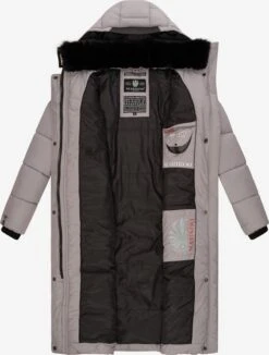 Marikoo Wintermantels Wintermantel Dames Grijs -Marikoo Winkel 6c992a8e10fd825add95732b73de2e68