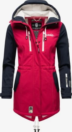 Marikoo Regenmantels Functionele Mantel Zimtzicke Dames Navy / Pink