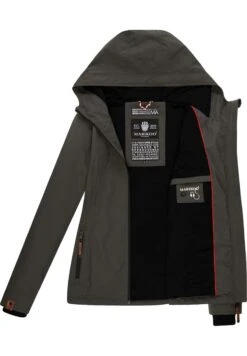 Marikoo Brombeere - Outdoorjas - Dark Grey -Marikoo Winkel 6d7cbc172a85487eba9944d739901b6d