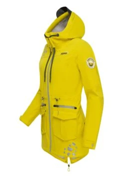 Marikoo Ulissaa - Regenjas - Dark Yellow -Marikoo Winkel 6e18c02cb72b4b32a3cb4ac3899a5dc5