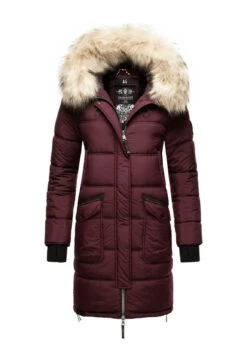 Marikoo Chaskaa - Winterjas - Dark Red Melange -Marikoo Winkel 7179e3ec85b540b098280c0f8cc4e5ce