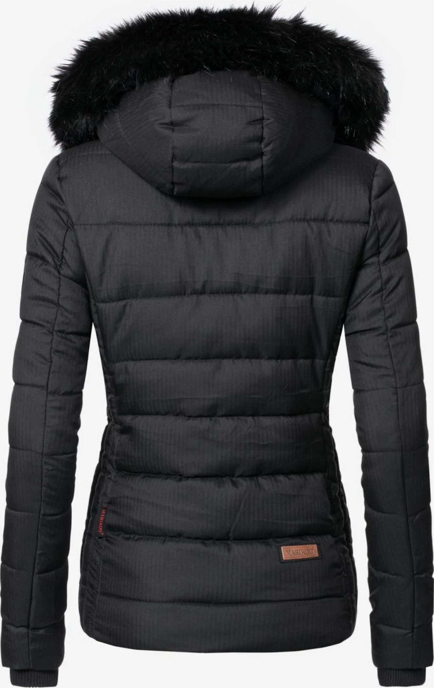 Marikoo Winterjassen Winterjas Unique Dames Zwart 5 Marikoo Winterjassen Winterjas Unique Dames Zwart - Afbeelding 3