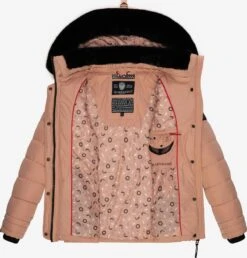 Marikoo Winterjassen Winterjas Qesraa Dames Oudroze -Marikoo Winkel 781d130f6ddcce55b7115ebff76be7af