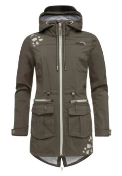 Marikoo Ulissaa - Regenjas - Dark Grey -Marikoo Winkel 78e980bdbb93451caeeb84c1386e986b