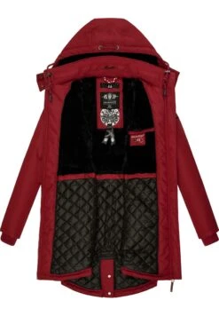 Marikoo Kamii - Winterjas - Blood Red -Marikoo Winkel 79a9435a11a84381b25537d8687cd4ae