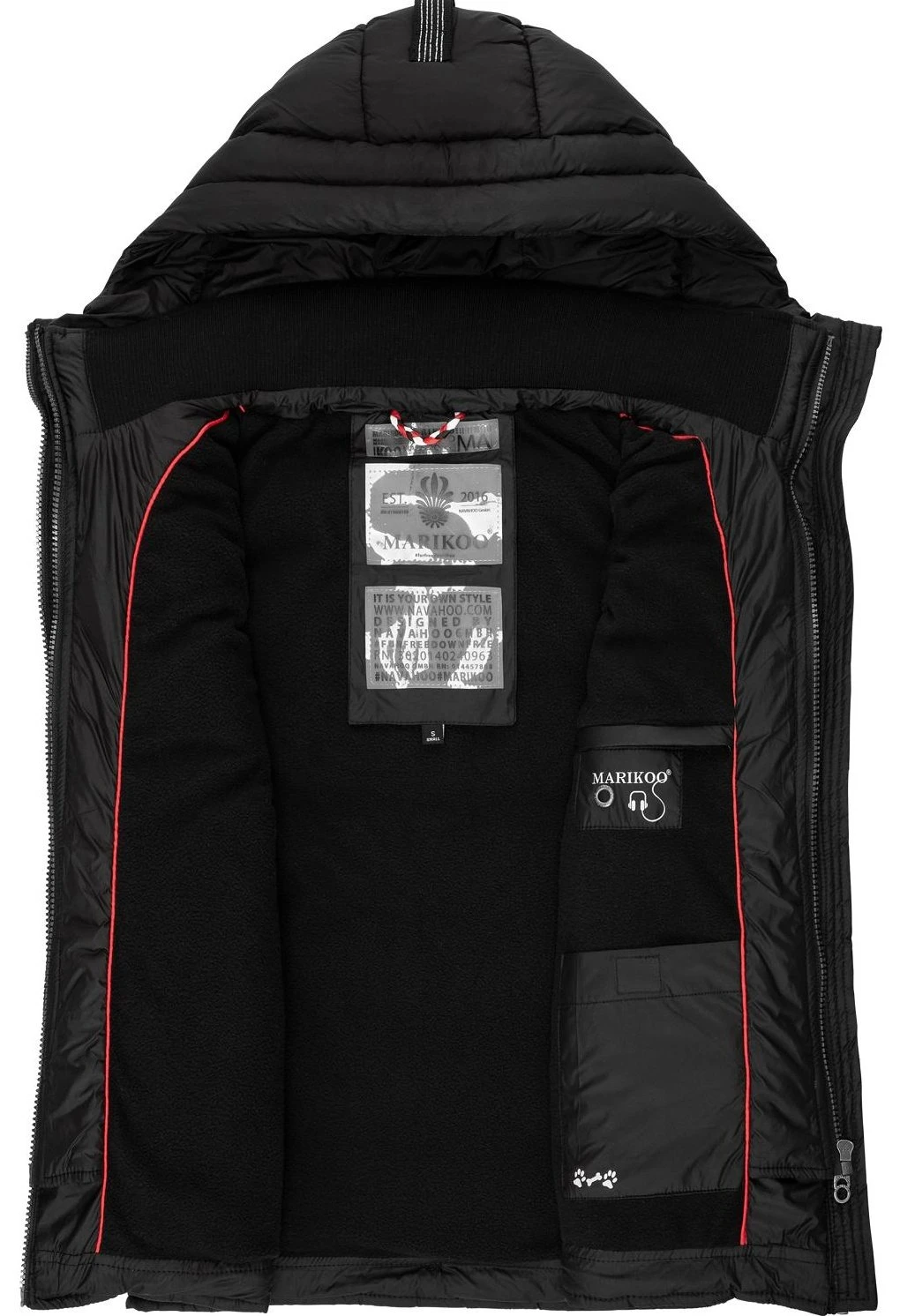 Marikoo Taisaa - Bodywarmer - Black 6 Marikoo Taisaa - Bodywarmer - Black - Afbeelding 4