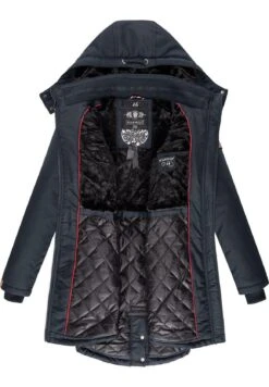 Marikoo Kamii - Winterjas - Dark Blue -Marikoo Winkel 7fff4f55d513486f95dc4c749f0ece17