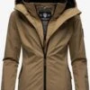 Marikoo Outdoor Jassen Functionele Jas Erdbeere Dames Bruin -Marikoo Winkel 826a86d1b810adc8dc53899e05cf44b8