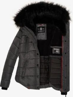 Marikoo Winterjassen Winterjas Lotusblüte Dames Aardetinten -Marikoo Winkel 8299833bcf55893aaf20b01190b9fd7e