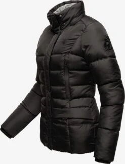 Marikoo Winterjassen Winterjas Loveleen Dames Zwart -Marikoo Winkel 833578b88e73b6bee386a09d84814272