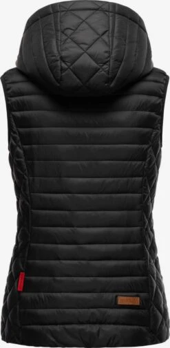 Marikoo Bodywarmers Bodywarmer Hasenpfote Dames Zwart -Marikoo Winkel 83b1cbb618c8a0dfeb942a8fa76db0f9