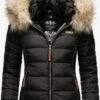 Marikoo Gewatteerde Jassen Winterjas Lerikaa Dames Zwart -Marikoo Winkel 88949993559bf62207be6de6b54dd771