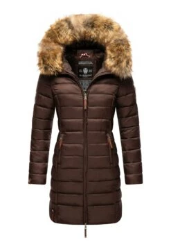 Marikoo Stepp - Winterjas - Dark Choco -Marikoo Winkel 8c84cbfec930462899e20b1862a7ea42