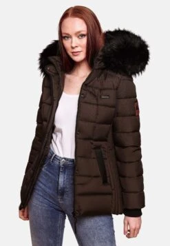 Marikoo Unique - Winterjas - Dark Choco -Marikoo Winkel 8dff9652da874539bd2a815554306ab6