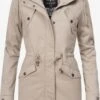 Marikoo Winterjassen Winterjas Manolya Dames Lichtbeige -Marikoo Winkel 9449953481624f7c0fb99be25ecb5b76