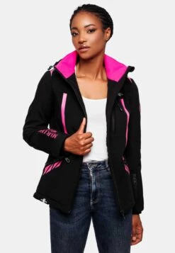 Marikoo Winterjassen Winterjas Dames Zwart -Marikoo Winkel 9456513d009c3486200f8d4eb8119a40