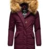 Marikoo Karmaa - Winterjas - Dark Red Melange -Marikoo Winkel 9529edbd30884ca5becaf4f61bfc6ded