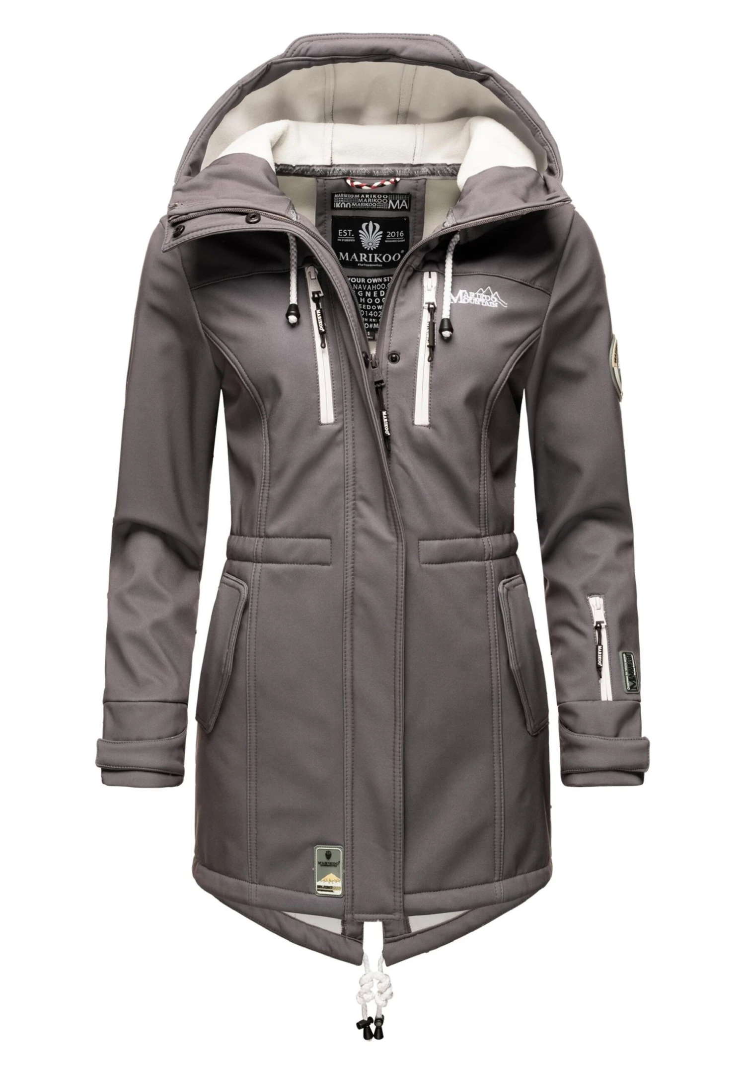 Marikoo Zimtzicke - Parka - Grey 7 Marikoo Zimtzicke - Parka - Grey - Afbeelding 5
