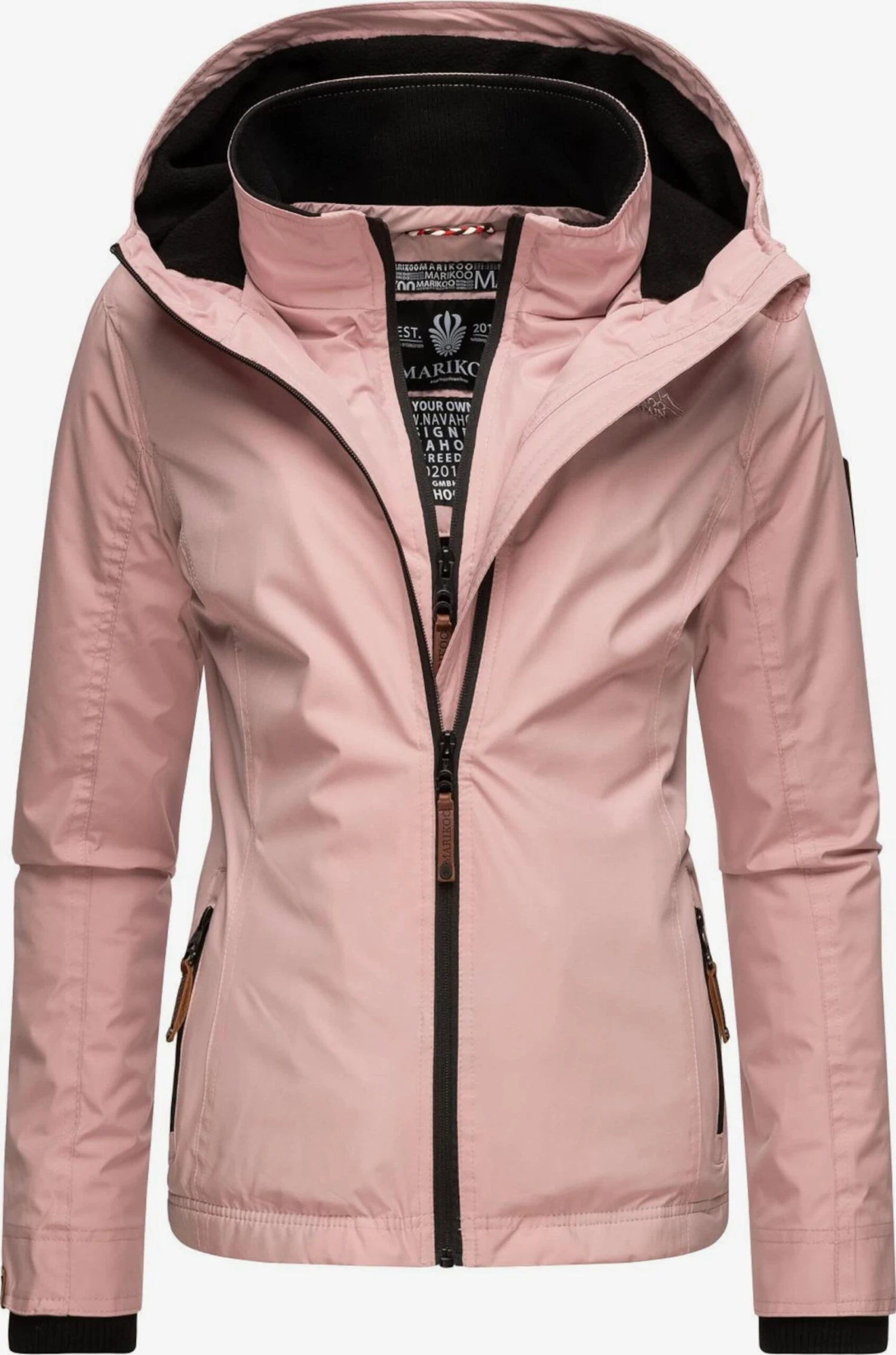 Marikoo Outdoor Jassen Functionele Jas Erdbeere Dames Roze 3 Marikoo Outdoor Jassen Functionele Jas Erdbeere Dames Roze