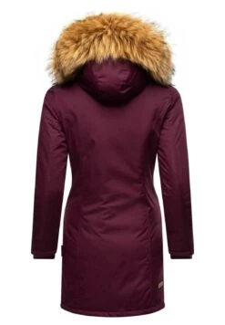 Marikoo Karmaa - Winterjas - Dark Red Melange -Marikoo Winkel 9860721e096a45499893247f961ec978