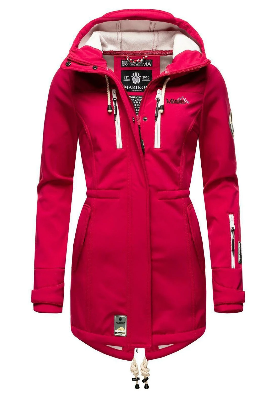 Marikoo Zimtzicke - Parka - Fuchsia 3 Marikoo Zimtzicke - Parka - Fuchsia