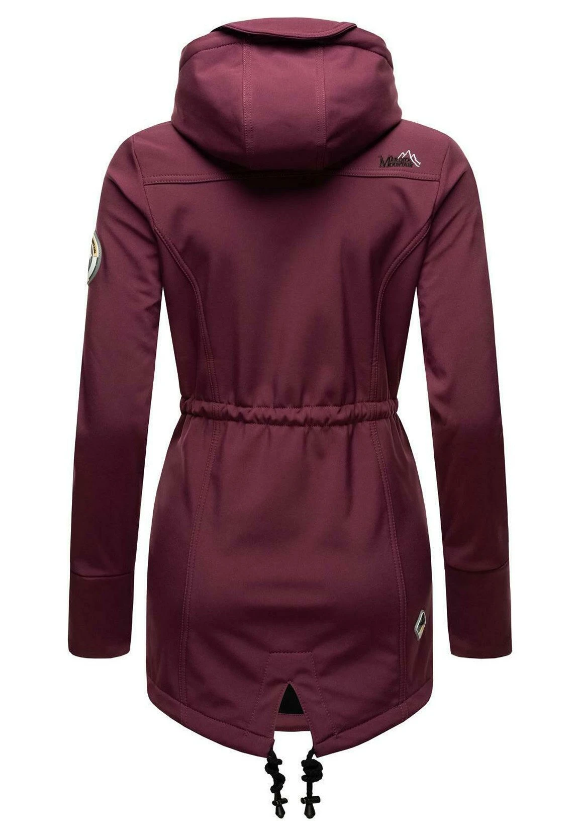 Marikoo Zimtzicke - Parka - Dark Red Melange 5 Marikoo Zimtzicke - Parka - Dark Red Melange - Afbeelding 3