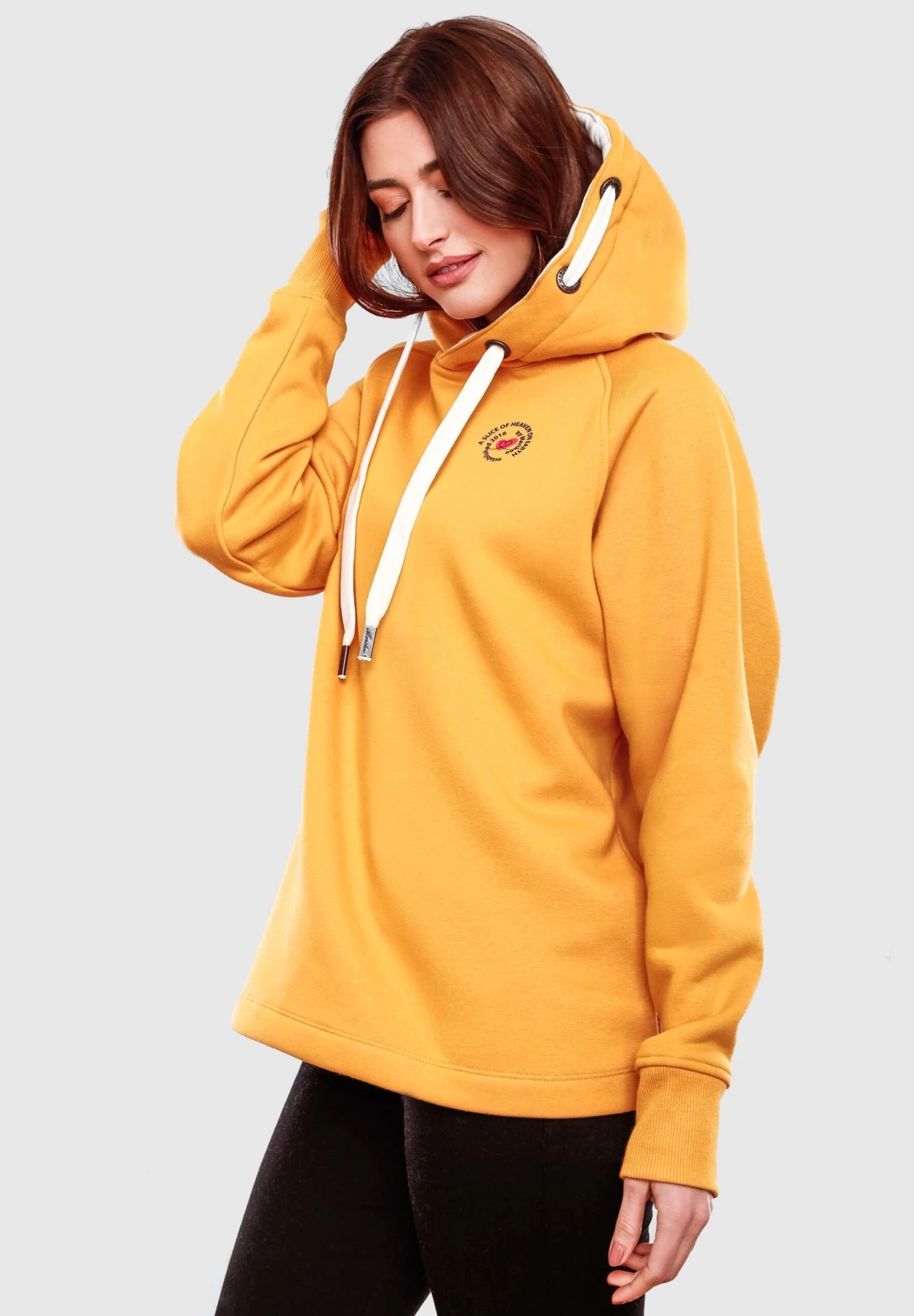 Marikoo Hoodie - Mid Yellow 5 Marikoo Hoodie - Mid Yellow - Afbeelding 3