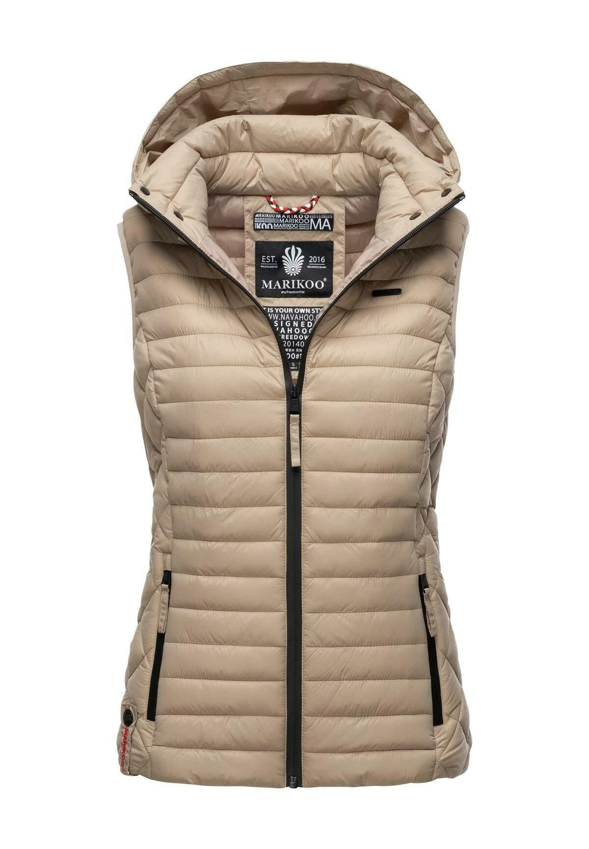 Marikoo Hasenpfote - Bodywarmer - Taupe 3 Marikoo Hasenpfote - Bodywarmer - Taupe