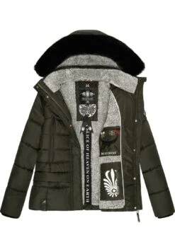 Marikoo Loveleen - Winterjas - Olive -Marikoo Winkel 9f1fd353859e4625999d9ec6b766b591